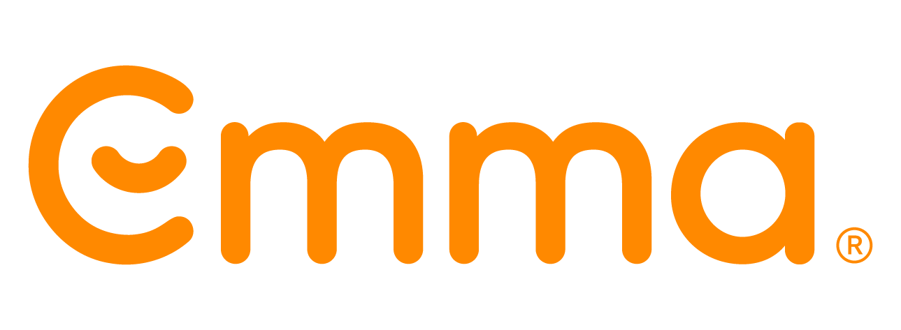 Emma sleep logo in orange