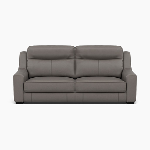 Grey Leather Sofas