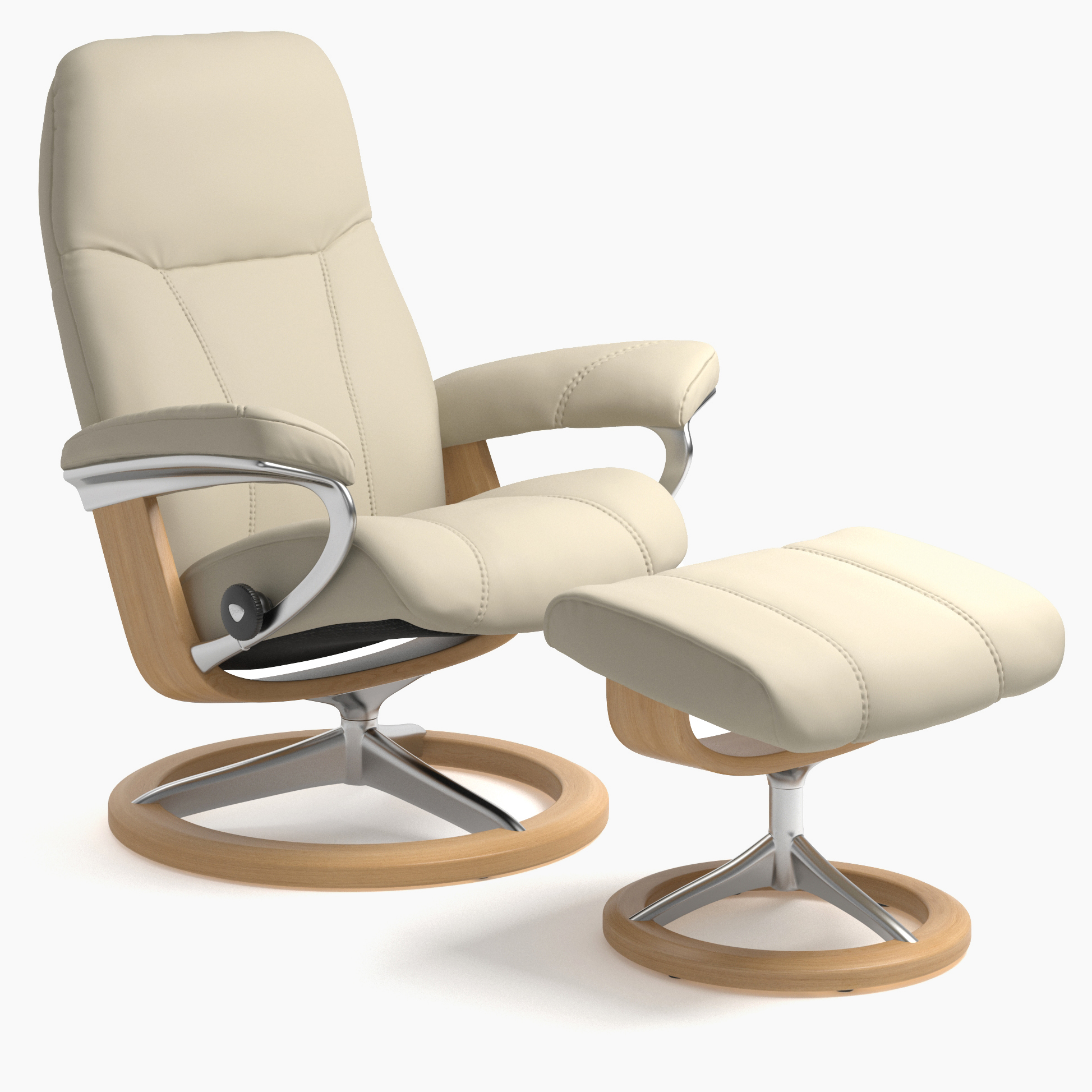 Recliner Chairs with Footstools