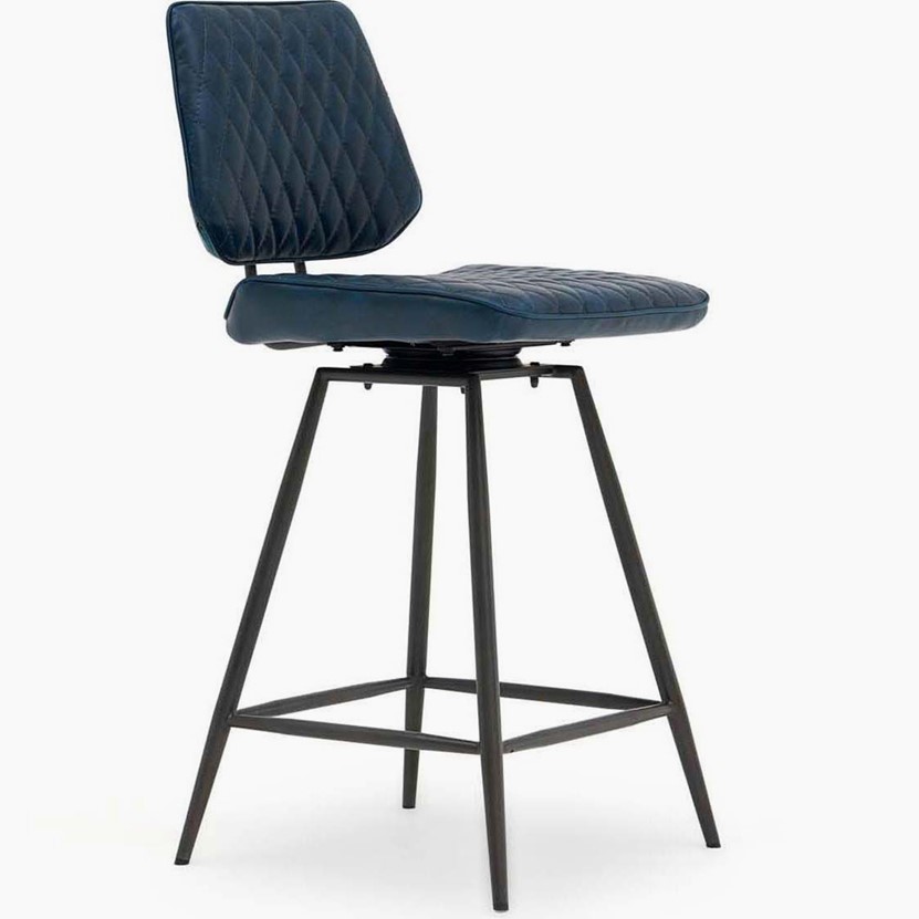 Faux Leather Bar Stools