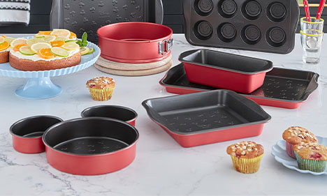 Prestige x Disney baking collection, Including Mickey Mouse bake tin, Small, Medium & Large baking tin & muffin tin