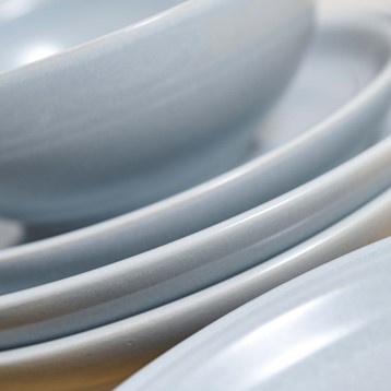 Denby Intro Soft Grey 12 Piece Dinner Set Image