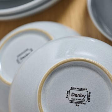 Denby Intro Soft Grey 12 Piece Dinner Set Image