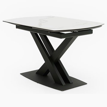 Gabriel Extending Dining Table & 4 Nyx Chairs Set Image