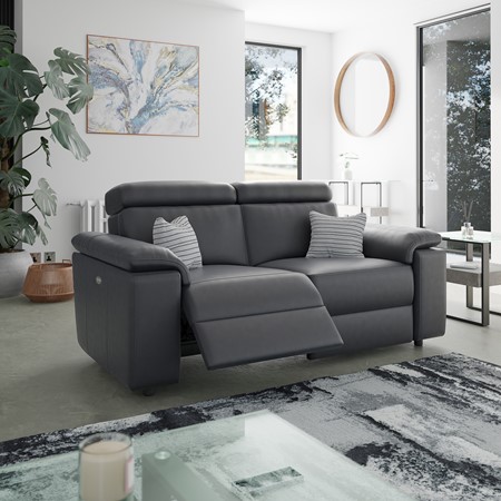 Nicoletti Rossini II 3 Seater Double Power Recliner Sofa Image
